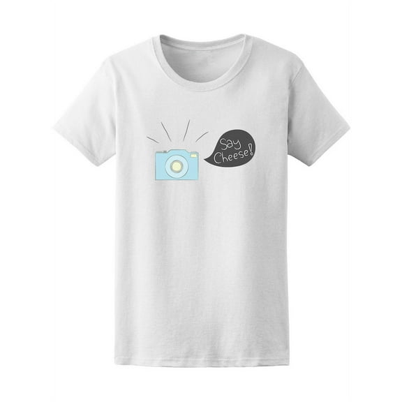 Photo Camera Say Cheese Graphic Tee - Image by Shutterstock