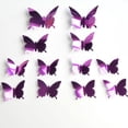 thumbnail image 5 of 3D Butterfly Sticker Art Design Decal Wall Decals Kids Home Decor Magnet Sticker, 5 of 5
