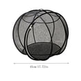 thumbnail image 6 of 2PC Portable Outdoor Cat Enclosure Mesh Ball Cat Cage, Collapsible Breathable Pet Playpen with Zipper, Lightweight Pops-Up Safe Enclosure for Indoor Lawn Travel, 6 of 9