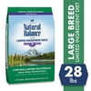 Natural Balance Limited Ingredient Diets Lamb Meal & Brown Rice Formula Dry Dog Food for Large Breeds, 28 Pounds
