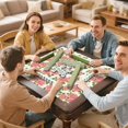 thumbnail image 7 of 31.5" x 31.5" Tabletop Game Protector Mat, Non-Slip Noise Dampening Mahjong Pad, Ideal Gift for Mahjong Parties, Suitable for Poker, Dominoes, Board and Card Games, 7 of 7