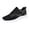 Black, variant on Shoes For Men Running Sneakers Two Tone Gradient Flyknit Lace Up Tennis Sneakers Serrated Flexible Cushion Midsole Breathable Shoes Non Slip Walking Gym Driving Casual Sports Footwear