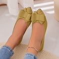 thumbnail image 6 of Women's Pointed Toe Flat Shoes Elegant Bow Knot Ballet Flats for Ladies Comfortable Slip-On Loafers, 41, 6 of 7