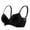 Black, variant on Push up Bras for Women Wireless Supportive Full Coverage Anti-Sagging Bra Sports Bralettes Red 36