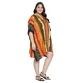 thumbnail image 4 of Gypsie Blu Women Tunics Dress Short 3/4 Sleeves Caftans for Ladies Casual Dresses, 4 of 7