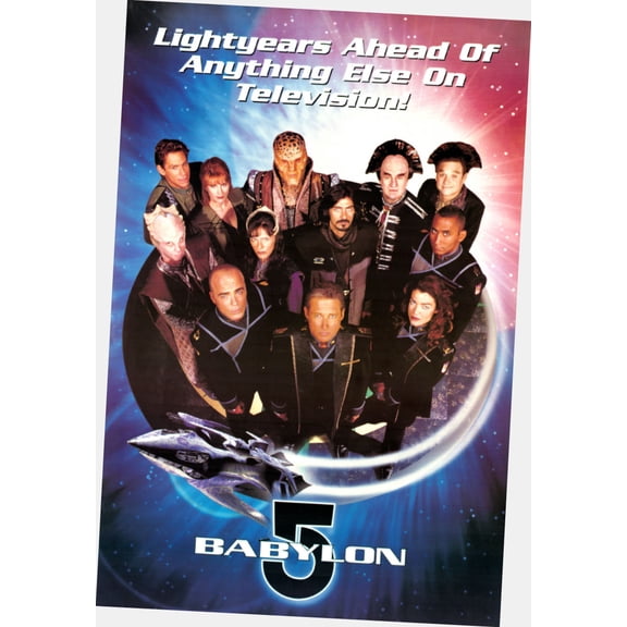 Babylon 5 Promo Poster 11"x17" 11x17 Multi-Color Square Adults Best Posters