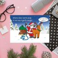 thumbnail image 3 of Tarjeta de Navidad COLINHELIN Santa divertido 20 x 13,5 cm, 3 of 7