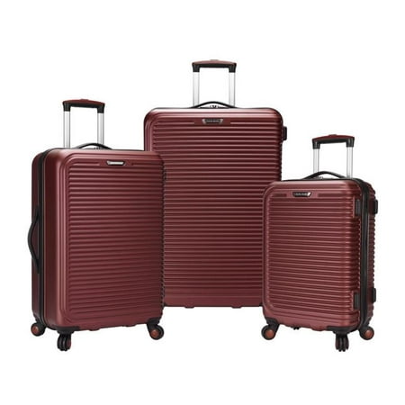 select travel luggage hardside spinner savannah piece red