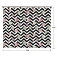 thumbnail image 5 of Pioneer Flower Floral Print Pattern Shower Curtain 84"x72", Bathroom Decorative Shower Curtain Set with 12 Hooks, Waterproof Washable, 5 of 6