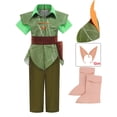 thumbnail image 1 of Conjuntos de ropa de disfraz de Peter Pan de hada para niños de Disney, disfraces para niños, disfraces para carnaval, Halloween, fiesta de cumpleaños Gao Jinjia LED, 1 of 1