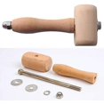 thumbnail image 5 of NETSENG Beech Wood Mallet Hammer Tool, Wood Carving Hammer Leather Craft Carving, 5 of 5