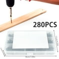 thumbnail image 4 of 280pcs M3 M4 Vis Auto Taraudage Vis avec Rondelles Pan Tête Phillips Auto Perçage Bois Vis Assortiment Kit, 4 of 9