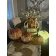 thumbnail image 6 of Set of 2 Illuminated Starry Night Glass Pumpkins LED Battery Operated Lighted Pumpkins for Fall, 6 of 9