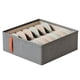 thumbnail image 2 of Organizer Bag Durable Wardrobe Organizer Multi-function With Compartments Breathable Drawers(grey-6 grids), 2 of 6