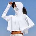thumbnail image 2 of Abomasnow Women's UPF 50+ Jackets UV Sun Protection Full Zip Long Sleeve Hooded Jackets Casual Breathable Lightweight Hoodie Sun Shirts, 2 of 6