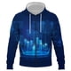 thumbnail image 1 of Sudadera con capucha y cremallera para hombre y mujer, con estampado de inteligencia artificial, estilo Harajuku, 1 of 6