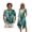 Green Marble, variant on Gothic Skull Pink Rose Heart Matching Couple Outfits His and Hers Set Men's Button Down Shirt & Women's Sleeveless Midi Dress Summer Casual Beach Vacation Clothes, 5XL