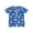 Blue3, variant on Toddler Baby Boy One Piece Swimsuit Infant Short Sleeve Zipper Bathing Suit Rash Guard Swimwear Beachwear Sunsuit