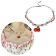 thumbnail image 2 of XISAOK Sweet Cute Red Cherry Pendant Choker Necklace Short Necklace Women Jewelry, 2 of 9