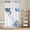 Lake blue, pink, variant on Navy Blue Coastal No Hook Shower Curtain with Snap in Liner, Waterproof Fabric Shower Curtains, Grey Red Beige Coral Starfish Nautical Shower Curtain Set Top See Through for Bathroom 72"x78"
