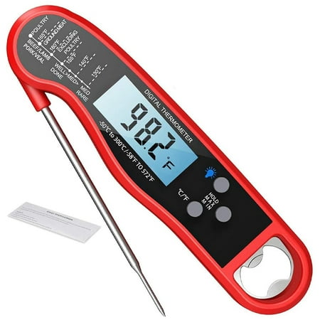 

Kitchen Digital Food Thermometer Instant Read Meat Thermometer Probe for Cooking BBQ and Oil Deep Fry