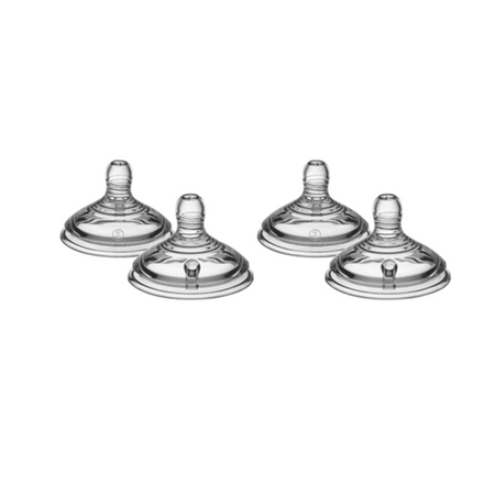 - (2 Pack) Tommee Tippee Closer to Nature Fast Flow Baby Bottle Nipples, 6+ months 2 Count