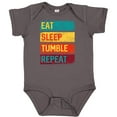 thumbnail image 3 of Inktastic Tumbling Gift Eat Sleep Tumble Repeat Boys or Girls Baby Bodysuit, 3 of 5