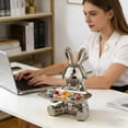 Ceramic Rabbit Key Holder Organizer Desktop Decorative Ornament for ...