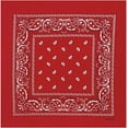 thumbnail image 3 of ZEN 3 PCS 100% Cotton Bandana for Men & Women 22" x 22" Paisely Pattern Handkerchief Headband Scarf, 3 of 9