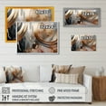 thumbnail image 4 of Designart "Gold And Pink Marbled Meditations III" Abstract Marble Wall Art Living Room, 4 of 5