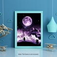 thumbnail image 3 of Kit de pintura de diamantes de bricolaje 5D para adultos y niños, imagen de paisaje de luna, bordado Abanopi Patrón 6 (30 x 40 cm), 3 of 7