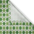 thumbnail image 6 of Ambesonne Irish Valance & Curtain, Classical Argyle Pattern, 55"x30", Green Pale Green White, 6 of 6