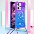 thumbnail image 2 of Funda para Xiaomi Redmi Note 12 Pro 5G GANGXUN Brillantina Líquida con Cordón Ajustable, 2 of 5