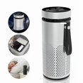 thumbnail image 1 of New portable car air purifier, intelligent touchscreen charging, HEPA filter, negative ion ultraviolet and ozone functions, 1 of 5