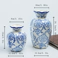 thumbnail image 3 of Limirno Large BW Vase - Vintage Chinese Farmhouse Decoration, 3 of 4