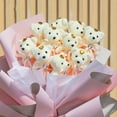 thumbnail image 5 of 10Pcs 12cm Bear Flower Bouquet Toy Cartoon Doll Teddy Bear Bouquet Graduation Birthday Wedding Gifts Party Decor, 5 of 20