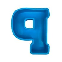 Herrnalise 3D Alphabet Epoxy Resin Silicone Mold,Capital Letter Symbol Mold,4.3"×3.9" DIY Resin Casting Letter Moulds for Art DIY Home Birthday Wedding Party Art Craft Ornaments(P)