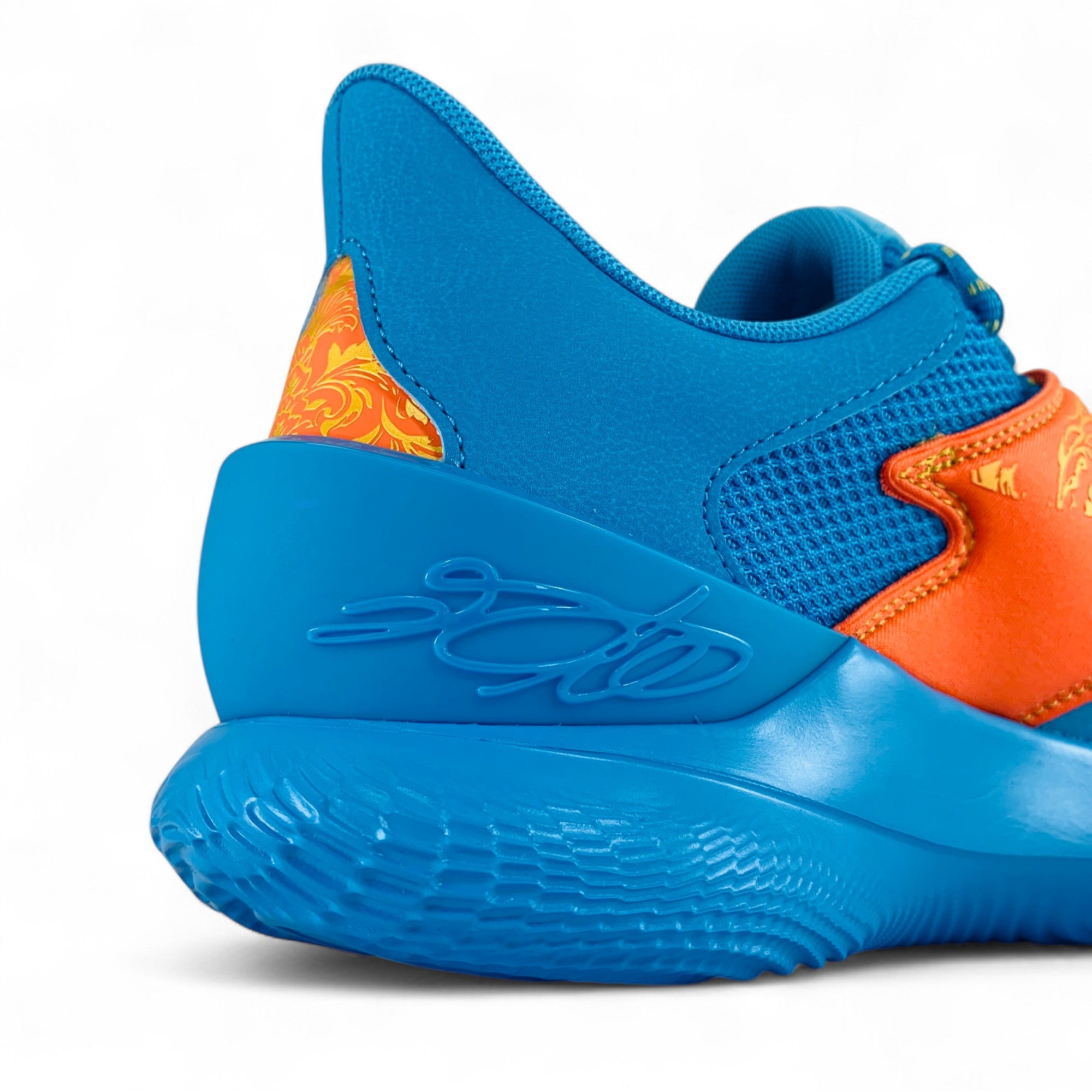 Under Armour Curry Fox 1 Happy Fox Day Blue Orange Men