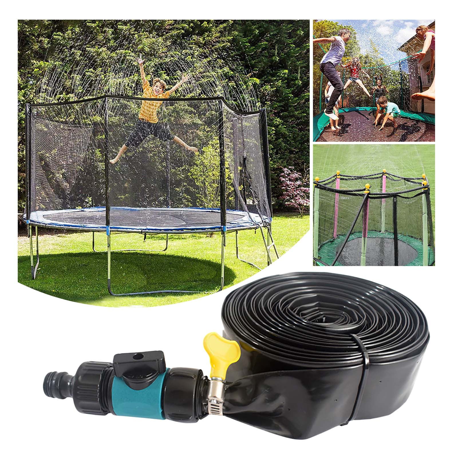 Bzoosio Trampoline Sprinkler Outdoor Water Sprinkler For Kid Summer Trampoline Accessory