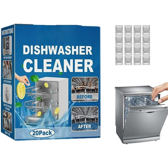 Dishwasher Tablets, Dishwasher Cleaning Tablets Removes Limescale Build Up Highly Efficient Cleaner