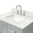 thumbnail image 7 of Ariel W030scqrvo Hutton 30" Wall Mounted Single Basin Vanity Set - Grey / Carrara White, 7 of 7