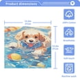 thumbnail image 5 of BZSMCE Towel Cotton Face Towel Soft Hand Towels Fashion Puppy Pool Pattern, 5 of 9
