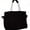 Black, variant on Custom Personalized 16" Cotton Tote Bag with Drawstring Side Pockets Blank, White