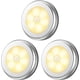 thumbnail image 1 of Upgraded Motion Sensor Light, Cordless Battery-Powered LED Night Light, Closet Lights Stair Lights, Puck Lights, Safe Lights(Warm White - Pack of 3), 1 of 4