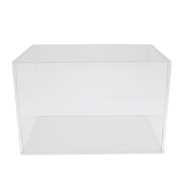 Vogacara Vitrina acrílica transparente Modelo a prueba de polvo Figuras Caja de presentación 40x30x30cm Juguetes