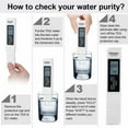 thumbnail image 3 of TDS Meter Digital Water Quality Tester 0-9999 PPM Measurement Range Water Purity Temperature Meter Tester, 3 of 7