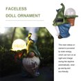 thumbnail image 4 of Toystoory Estatua de enano de jardín, estatua de enano de resina, bola de transporte y gnomos de luz Led Solar, figuritas de Ogród Iluminación y accesorios zieht den Ball, 4 of 6