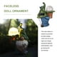 thumbnail image 5 of Naiovety Adornos solares para jardín al aire libre, estatua confuciana enana de resina, decoración de jardín, regalo, decoración de jardín, Iluminación y accesorios zieht den Ball, 5 of 6