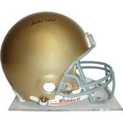Charlie Weis Autographed Notre Dame Game Full Size Helmet