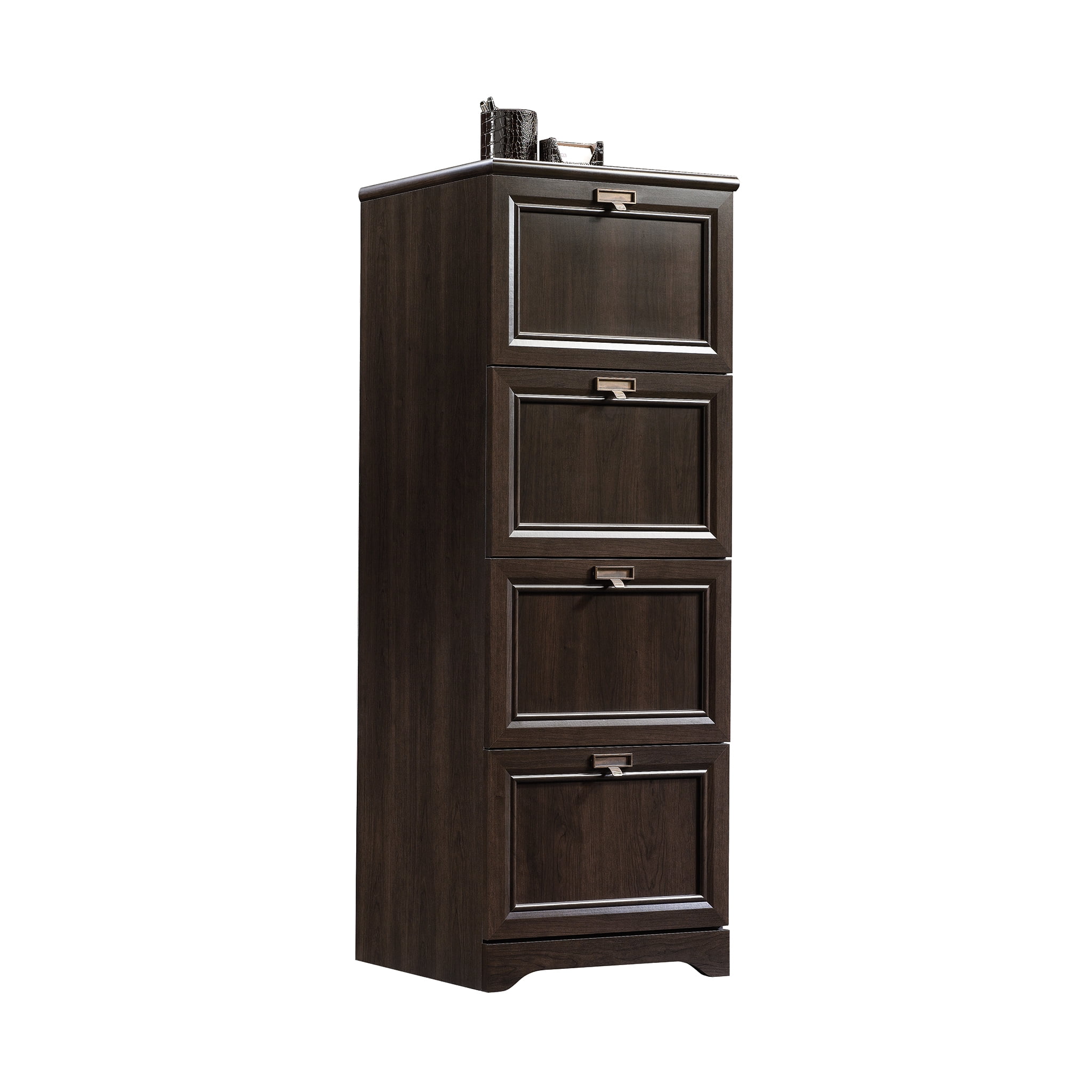 Sauder Select File Cabinet, Cinnamon Cherry Finish